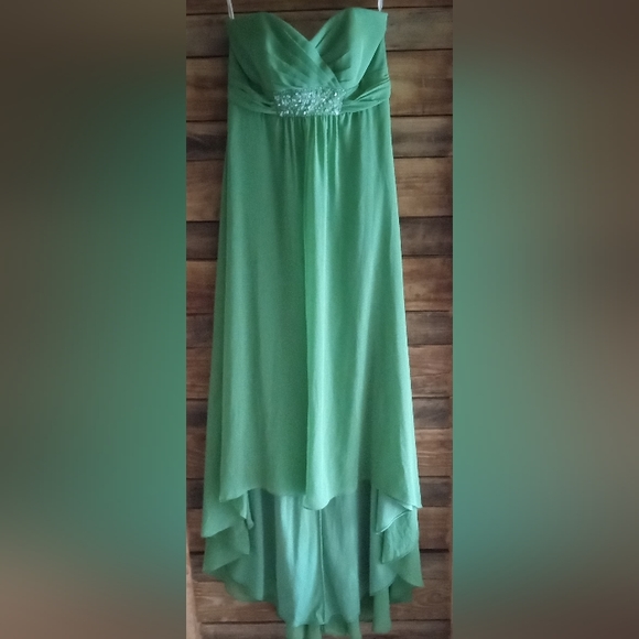 David's Bridal Dresses & Skirts - BEAUTIFUL LIGHT GREEN EVENT DRESS